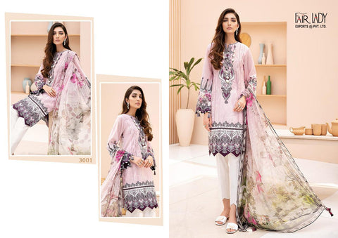 Fair Lady Iris Hit Design Vol 2 Pakistani Lawn Printed Embroidery Dress