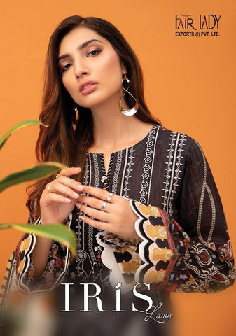Fair Lady Iris Hit Design Vol 2 Pakistani Lawn Printed Embroidery Dress