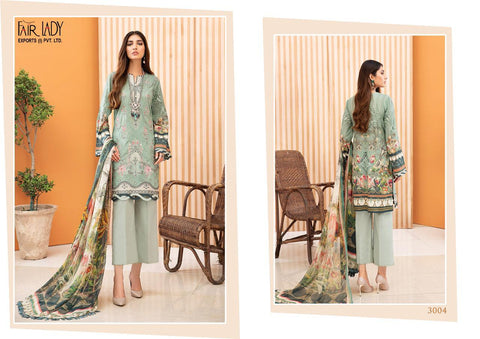 Fair Lady Iris Hit Design Vol 2 Pakistani Lawn Printed Embroidery Dress