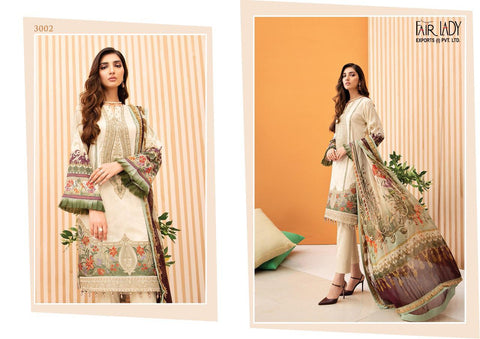 Fair Lady Iris Hit Design Vol 2 Pakistani Lawn Printed Embroidery Dress