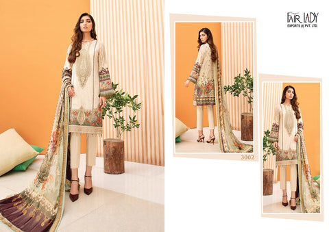 Fair Lady Iris Hit Design Vol 2 Pakistani Lawn Printed Embroidery Dress