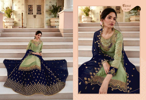 Fiona Presents Gulrang Heavy Fox Georgette Heavy Embroidery Work Fancy Designer Salwar Kameez