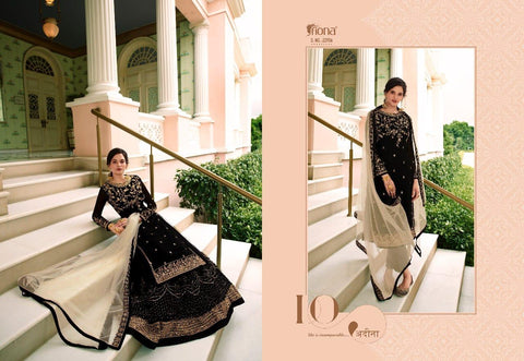 Fiona Presents Gulrang Heavy Fox Georgette Heavy Embroidery Work Fancy Designer Salwar Kameez