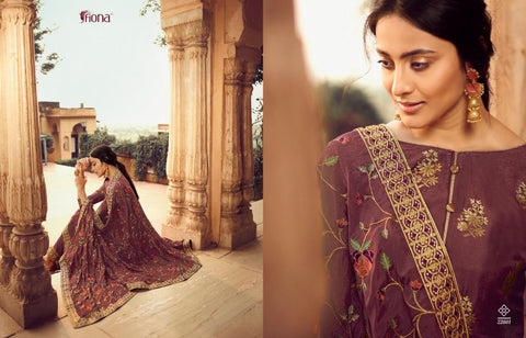 Fiona Presents Gulmohar Dola Jacquard Fancy Designer Salwar Suits