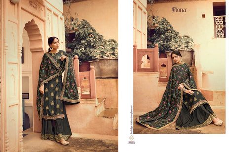 Fiona Presents Gulmohar Dola Jacquard Fancy Designer Salwar Suits