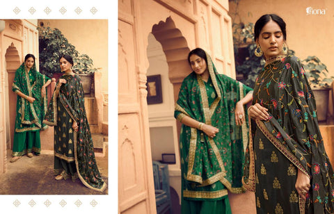 Fiona Presents Gulmohar Dola Jacquard Fancy Designer Salwar Suits