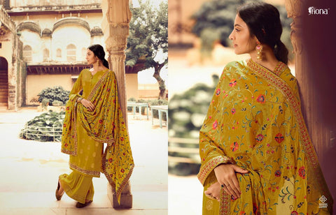 Fiona Presents Gulmohar Dola Jacquard Fancy Designer Salwar Suits