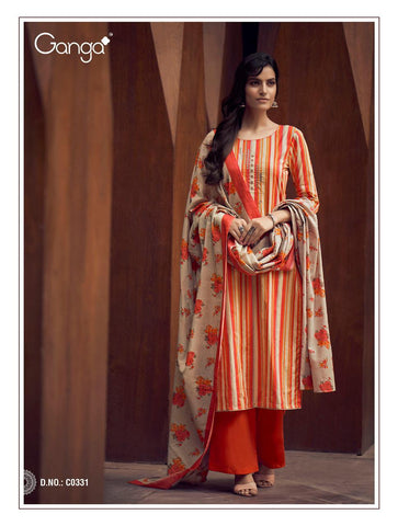 GANGA  SEERAT PRESENTS  COTTON SALWAR KAMEEZ