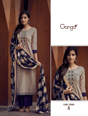 GANGA  SEERAT PRESENTS  COTTON SALWAR KAMEEZ
