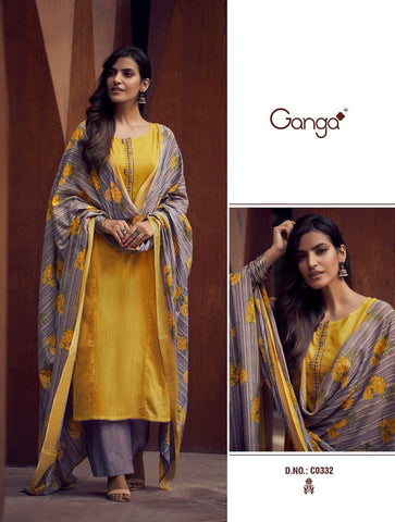 GANGA  SEERAT PRESENTS  COTTON SALWAR KAMEEZ