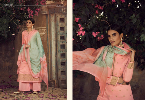 Glossy Launched Simer Adah Jam Satin Fancy Designer Salwar Kameez