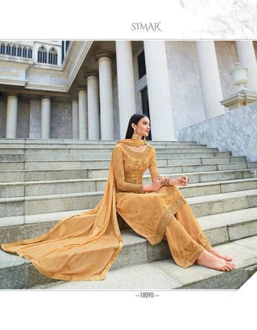 Glossy Heenaz Pure Georgette Pakistani Salwar Suit
