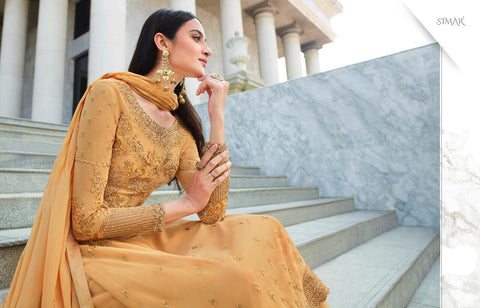 Glossy Heenaz Pure Georgette Pakistani Salwar Suit
