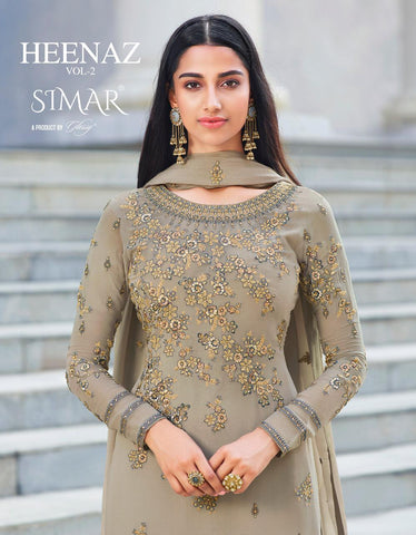 Glossy Heenaz Pure Georgette Pakistani Salwar Suit