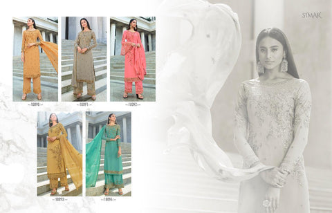 Glossy Heenaz Pure Georgette Pakistani Salwar Suit