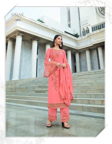 Glossy Heenaz Pure Georgette Pakistani Salwar Suit