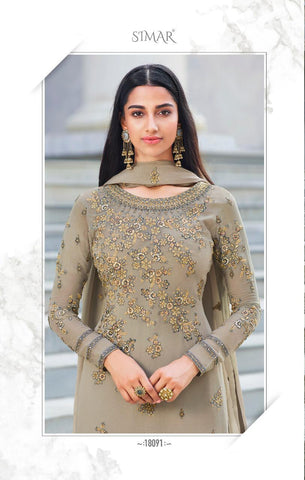 Glossy Heenaz Pure Georgette Pakistani Salwar Suit