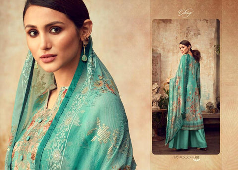 Glossy Presents Huma Viscose Heavy Georgette Printed Fancy Designer Salwar Kameez