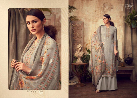 Glossy Presents Huma Viscose Heavy Georgette Printed Fancy Designer Salwar Kameez