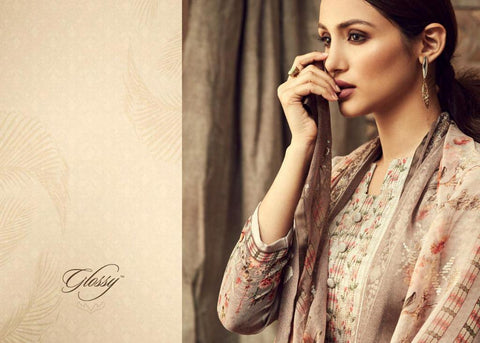 Glossy Presents Huma Viscose Heavy Georgette Printed Fancy Designer Salwar Kameez