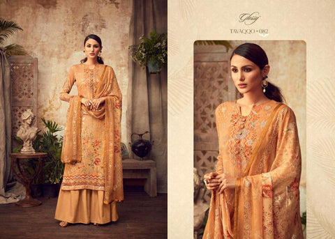 Glossy Presents Huma Viscose Heavy Georgette Printed Fancy Designer Salwar Kameez