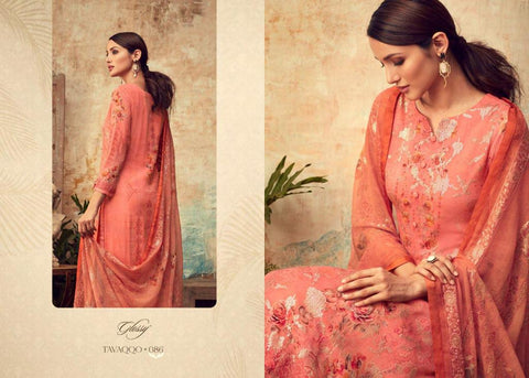 Glossy Presents Huma Viscose Heavy Georgette Printed Fancy Designer Salwar Kameez