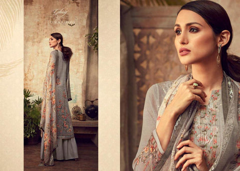 Glossy Presents Huma Viscose Heavy Georgette Printed Fancy Designer Salwar Kameez