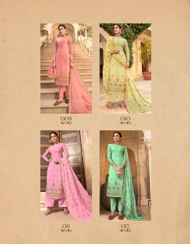 Glossy Presents Suhani Chinon Embroidery Work Fancy Designer Salwar Suits