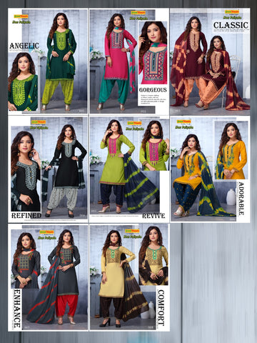 Green Tomato Presents Heer Patiyala Rayon Designer Readymade Kurtis Collection