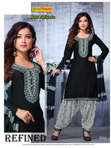 Green Tomato Presents Heer Patiyala Rayon Designer Readymade Kurtis Collection