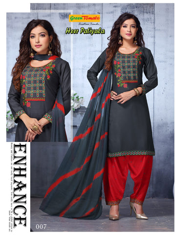 Green Tomato Presents Heer Patiyala Rayon Designer Readymade Kurtis Collection
