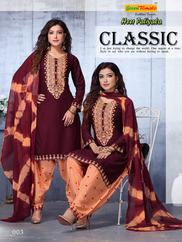 Green Tomato Presents Heer Patiyala Rayon Designer Readymade Kurtis Collection