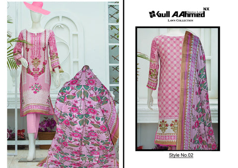 GULAHMED NX LAWN PRINTED PAKISTANI SUIT 2020 COLLECTION