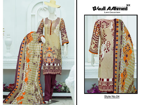 GULAHMED NX LAWN PRINTED PAKISTANI SUIT 2020 COLLECTION