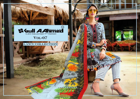 Gul Ahmed Vol 7 The Original Lawn Collection Pakistani Suits
