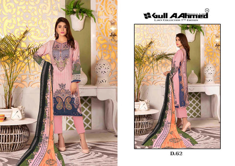 Gul Ahmed Vol 7 The Original Lawn Collection Pakistani Suits