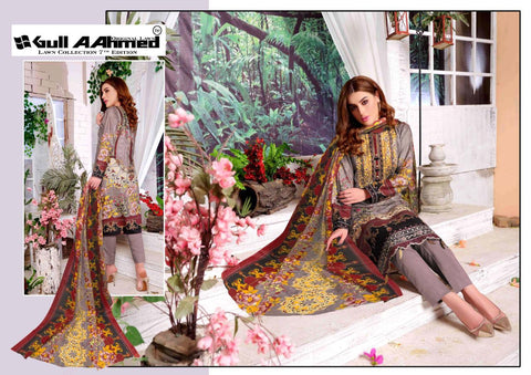 Gul Ahmed Vol 7 The Original Lawn Collection Pakistani Suits