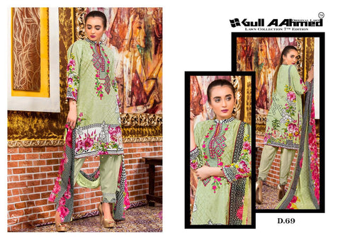 Gul Ahmed Vol 7 The Original Lawn Collection Pakistani Suits