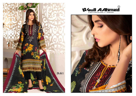 Gul Ahmed Vol 7 The Original Lawn Collection Pakistani Suits