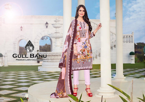 GUL AHMED PRESENTS GULL BANU PREMIUM LAWN SUIT COLLECTION