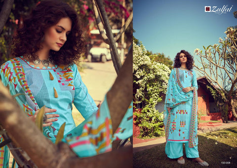 Zulfat Designer Present Gulmohar Casual Cotton Printed Salwar Kameez