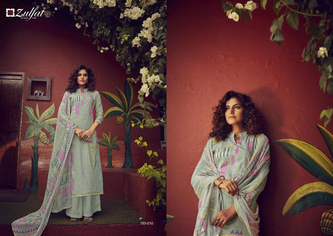 Zulfat Designer Present Gulmohar Casual Cotton Printed Salwar Kameez