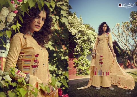 Zulfat Designer Present Gulmohar Casual Cotton Printed Salwar Kameez