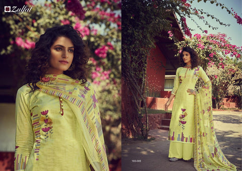 Zulfat Designer Present Gulmohar Casual Cotton Printed Salwar Kameez
