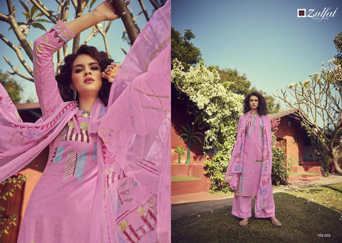 Zulfat Designer Present Gulmohar Casual Cotton Printed Salwar Kameez