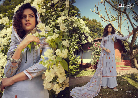 Zulfat Designer Present Gulmohar Casual Cotton Printed Salwar Kameez