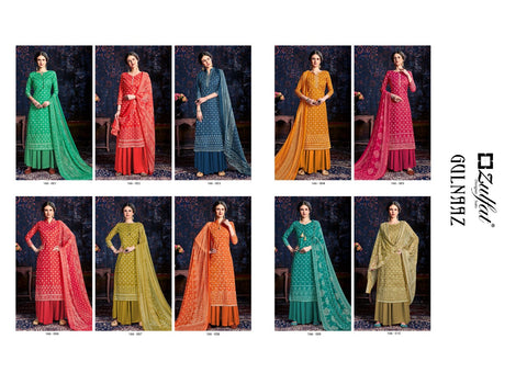 ZULFAT DESIGNER SUITS PRESENTS GULNAAZ SPRING SUMMER DRESS MATERIAL