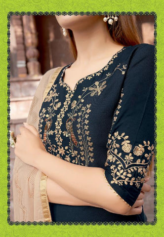 Kajal Style Presents Gulzar Vol 4 Pure Rayon Designer Kurtis Collection