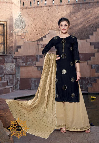 Kajal Style Presents Gulzar Vol 4 Pure Rayon Designer Kurtis Collection