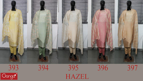 Ganga Hazel Pakistani Designer Salwar Kameez Collection